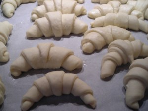 croissant preparazione
